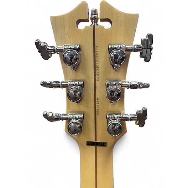 Used D'Angelico DELUXE BEDFORD SH Yellow Hollow Body Electric Guitar