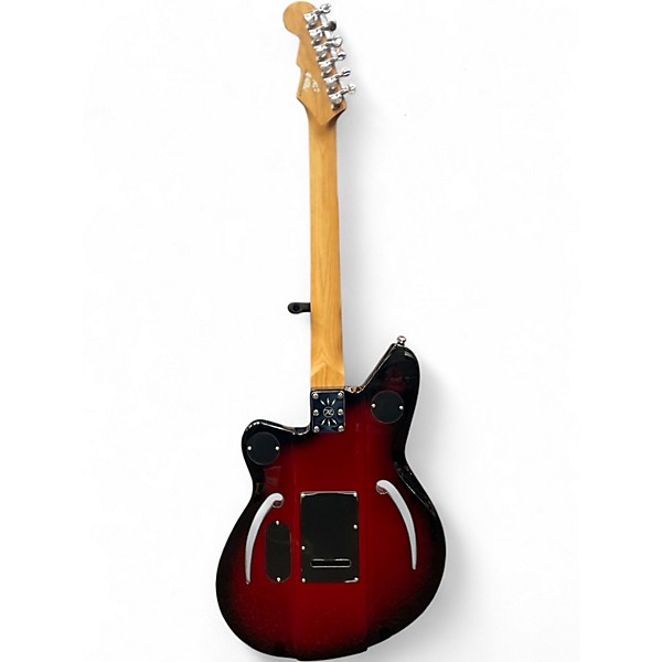 Used Reverend AIRSONIC W DARK RED BURST Solid Body Electric Guitar