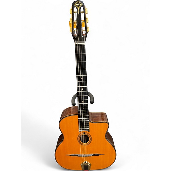 Used Gitane DG-255 Natural Acoustic Electric Guitar