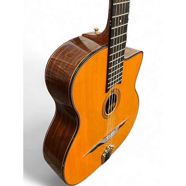 Used Gitane DG-255 Natural Acoustic Electric Guitar