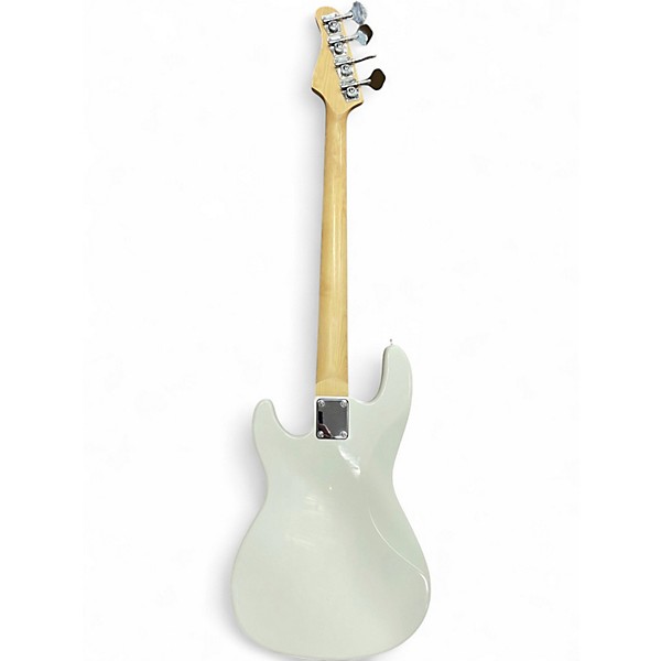 Used Donner P Bass WHITE Electric Bass Guitar