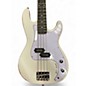 Used Donner P Bass WHITE Electric Bass Guitar