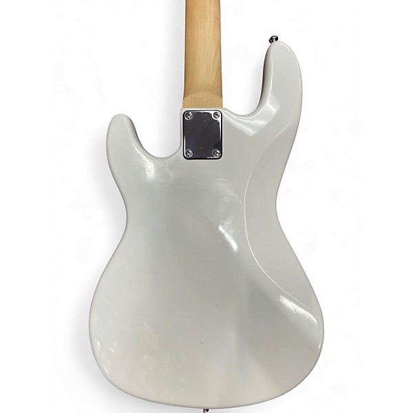 Used Donner P Bass WHITE Electric Bass Guitar