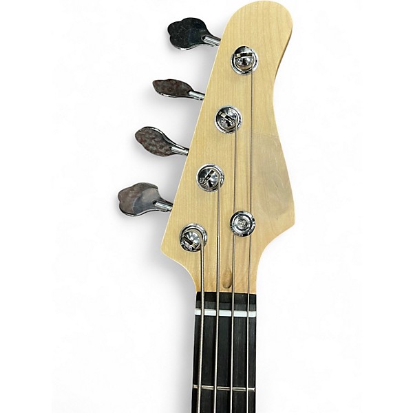 Used Donner P Bass WHITE Electric Bass Guitar