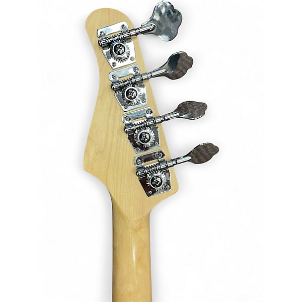 Used Donner P Bass WHITE Electric Bass Guitar