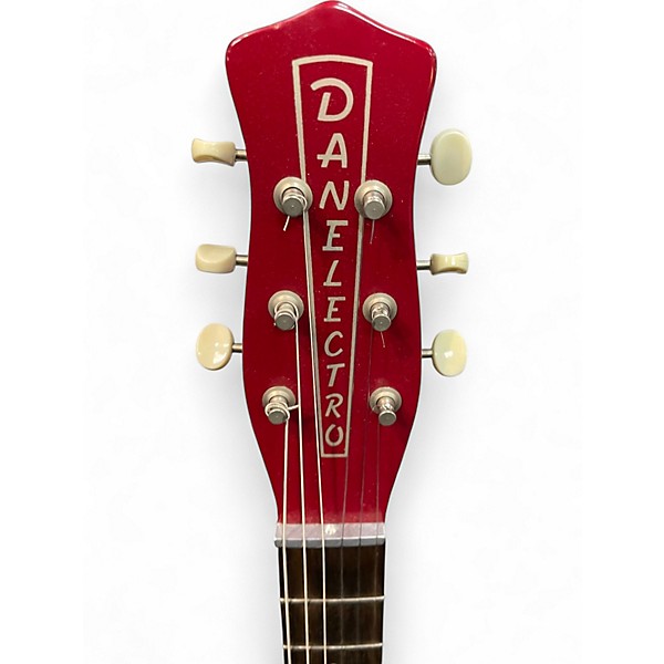Used Danelectro '56D reissue red Burgundy Solid Body Electric Guitar
