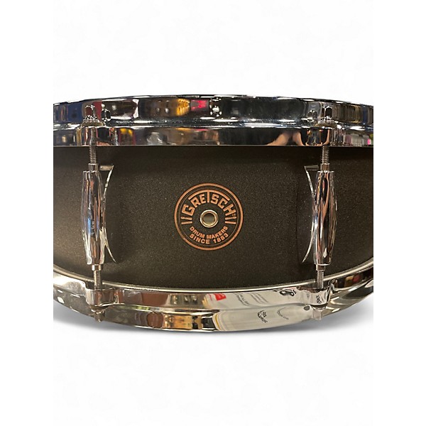 Used Gretsch Drums 14X5 USA Copper Black Black Drum