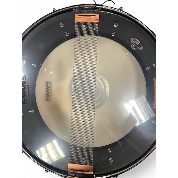 Used Gretsch Drums 14X5 USA Copper Black Black Drum