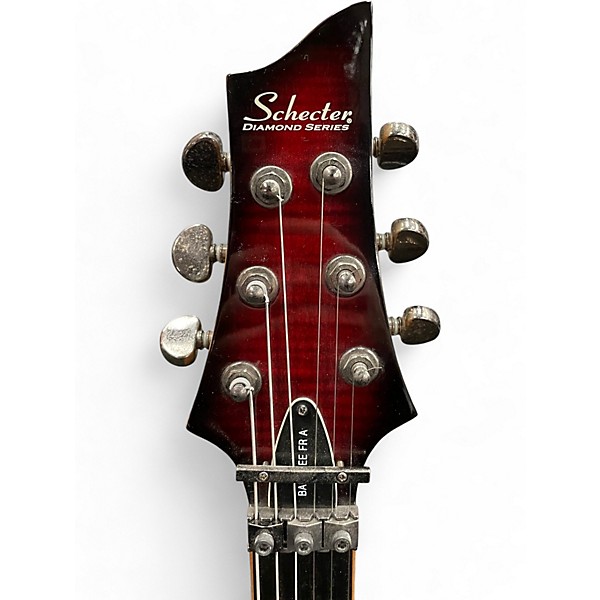Used Schecter Guitar Research Banshee-6 FR  Crimson Red Burst Solid Body Electric Guitar