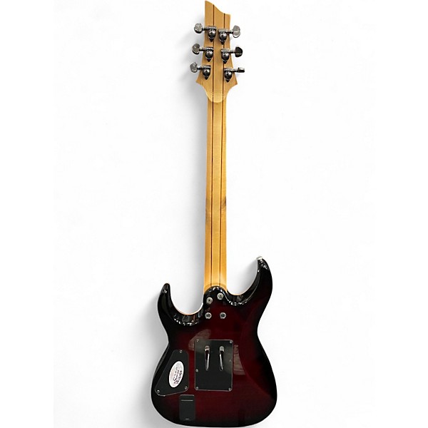 Used Schecter Guitar Research Banshee-6 FR  Crimson Red Burst Solid Body Electric Guitar