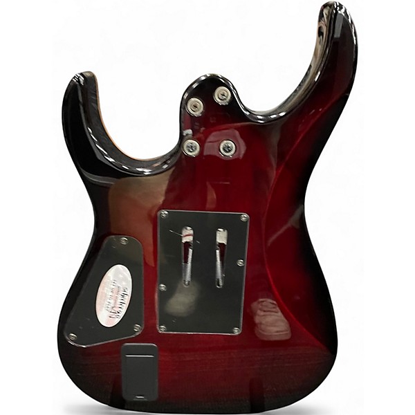 Used Schecter Guitar Research Banshee-6 FR  Crimson Red Burst Solid Body Electric Guitar