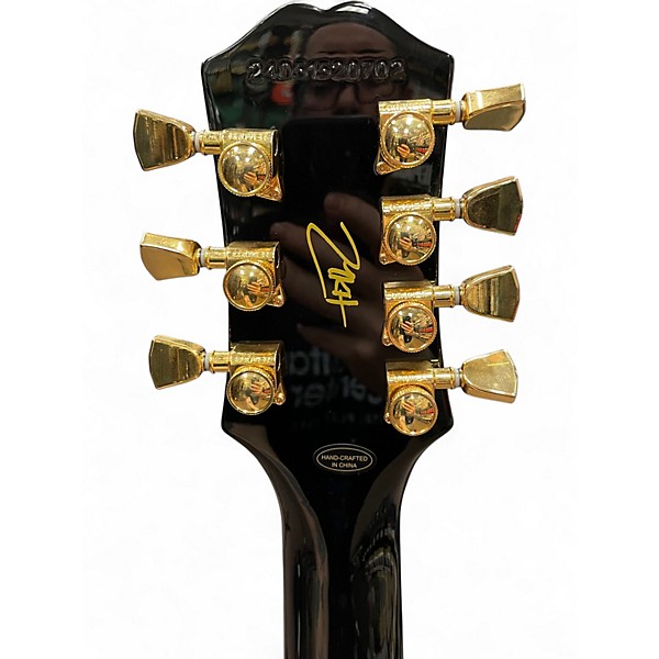 Used Epiphone MATT HEAFY LES PAUL CUSTOM ORIGINS 7 Ebony Solid Body Electric Guitar