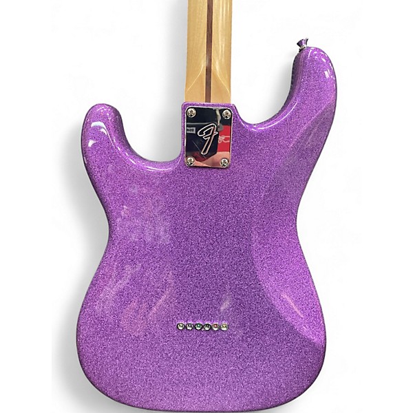 Used Miscellaneous Partscaster Purple Sparkle Solid Body Electric Guitar