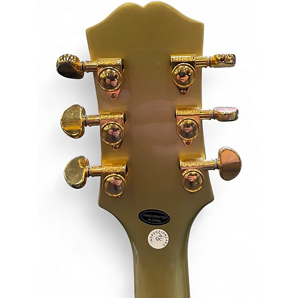 Used Epiphone Uptown Kat ES Sage Green Metallic Hollow Body Electric Guitar