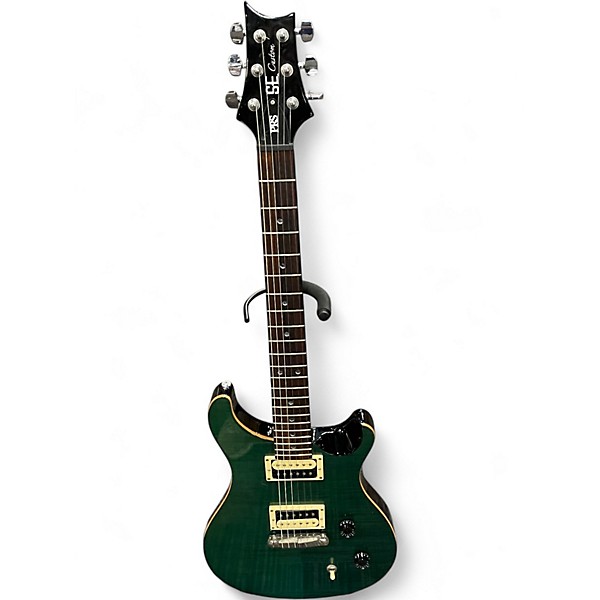 Used PRS SE Custom 22 Emerald Green Solid Body Electric Guitar