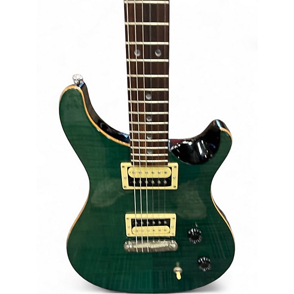 Used PRS SE Custom 22 Emerald Green Solid Body Electric Guitar