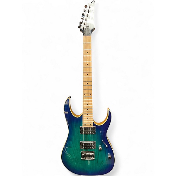 Used Ibanez RG421AHMBMT Blue Moon Burst Solid Body Electric Guitar