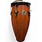 Used LP CITY CARVED MANGO WOOD CONGA SET Conga