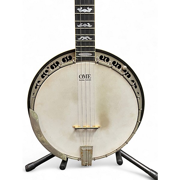 Used Ome Triple X Natural Banjo
