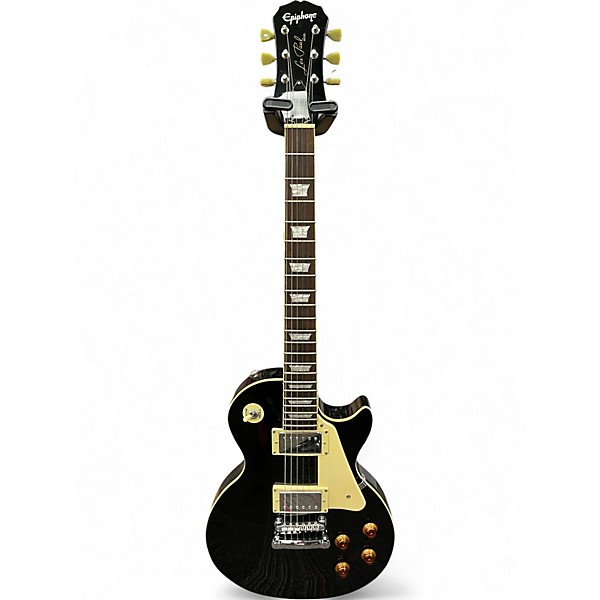 Used Epiphone Les Paul Standard Black Solid Body Electric Guitar