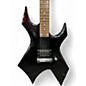 Used Bronze By B.c. Rich Warlock Black Solid Body Electric Guitar