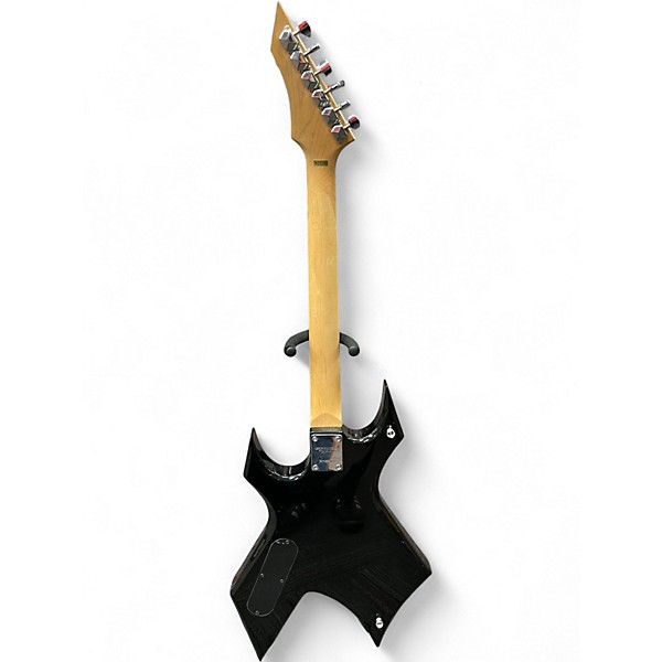 Used Bronze By B.c. Rich Warlock Black Solid Body Electric Guitar