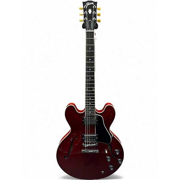 Used 2021 Gibson ES335 CHERRY Hollow Body Electric Guitar