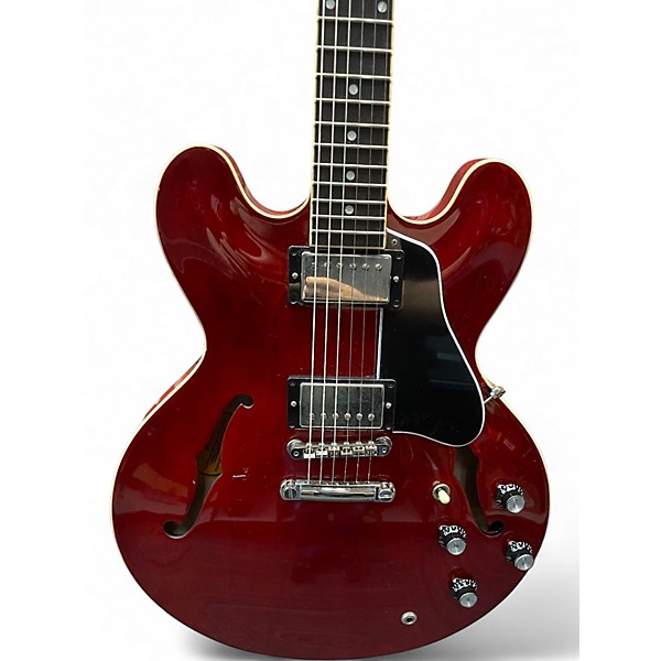 Used 2021 Gibson ES335 CHERRY Hollow Body Electric Guitar
