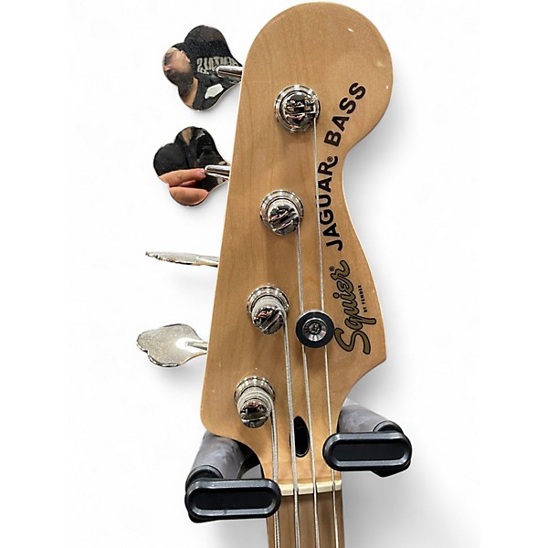 Used Squier Affinity Jaguar Bass H Lake Placid Blue Electric Bass Guitar