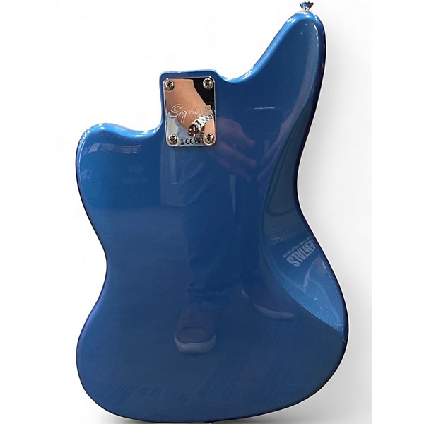Used Squier Affinity Jaguar Bass H Lake Placid Blue Electric Bass Guitar