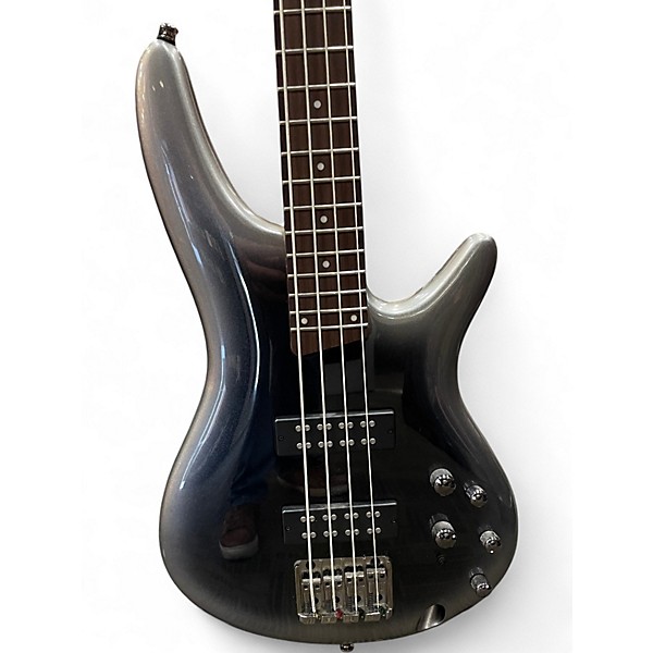 Used Ibanez SR300E Silver Electric Bass Guitar