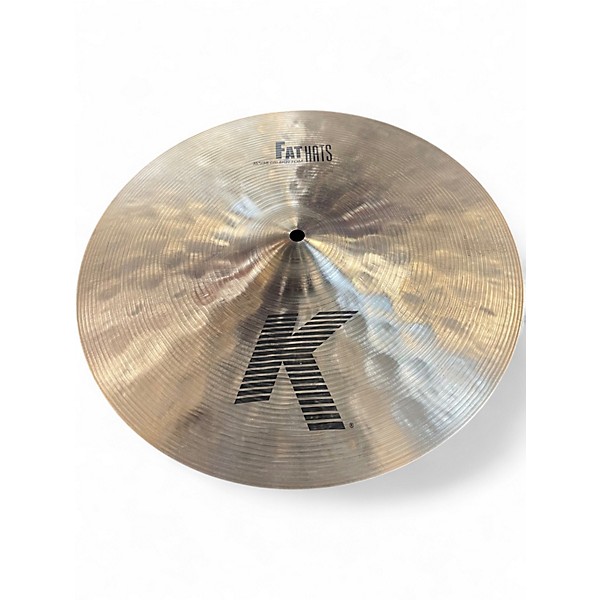 Used Zildjian 15in fathat bottom Cymbal