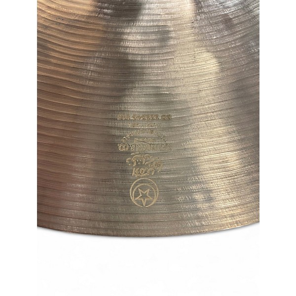 Used Zildjian 15in fathat bottom Cymbal