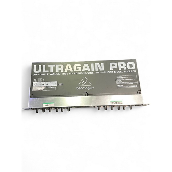 Used Behringer Ultragain Pro MIC2200 Microphone Preamp