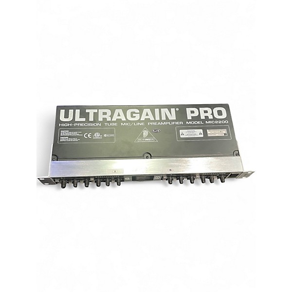 Used Behringer Ultragain Pro MIC2200 Microphone Preamp