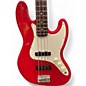 Used Fender JAZZ BASS Trans Crimson Red Electric Bass Guitar