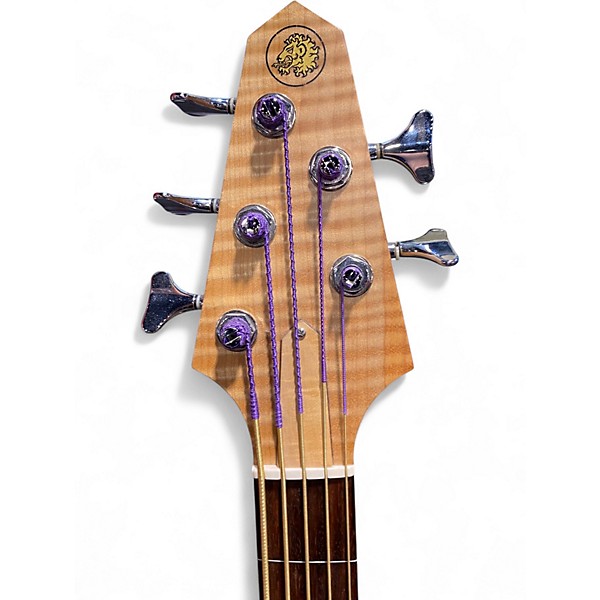 Used Rick Turner Guitars Renaissance RB5 Deluxe Natural Electric Bass Guitar