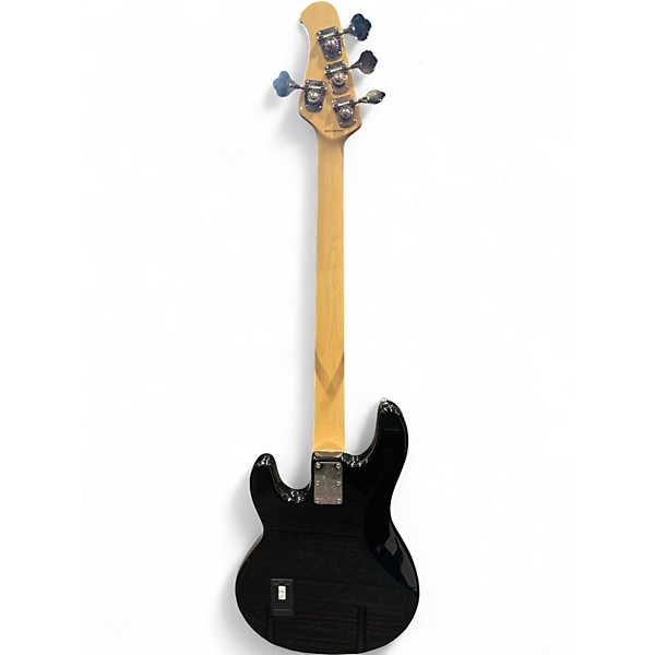 Used Sterling by Music Man Ray34 Silverburst Electric Bass Guitar