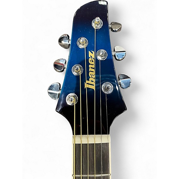 Used Ibanez TCY10E Talman Blue Burst Acoustic Electric Guitar