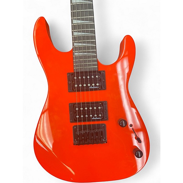 Used Jackson JS1X Minion Orange Solid Body Electric Guitar