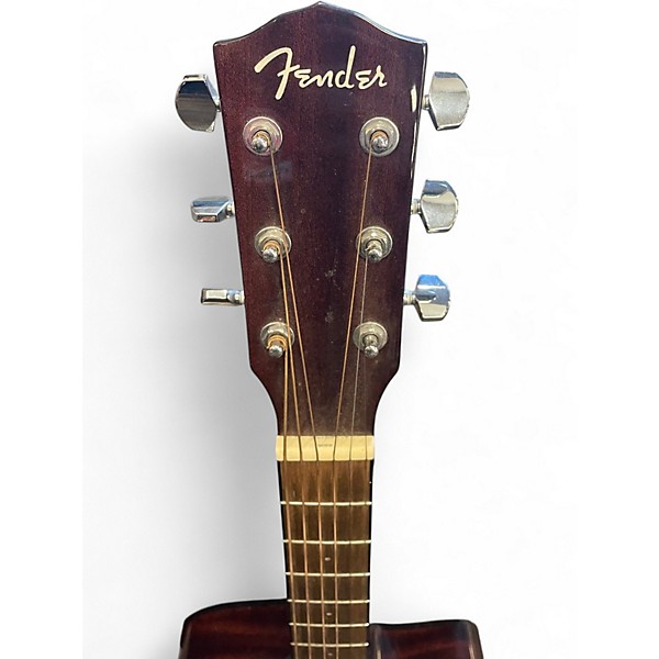 Used Fender CD140SCE Mahogany Mahogany Acoustic Electric Guitar