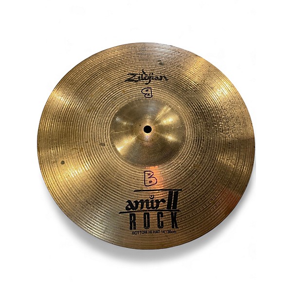 Used Zildjian 14in Amir II Rock hihats Cymbal