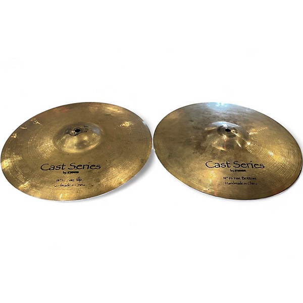 Used SONOR 14in Cast Series hihats Cymbal