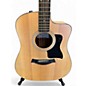 Used Taylor 110CE Natural Acoustic Electric Guitar