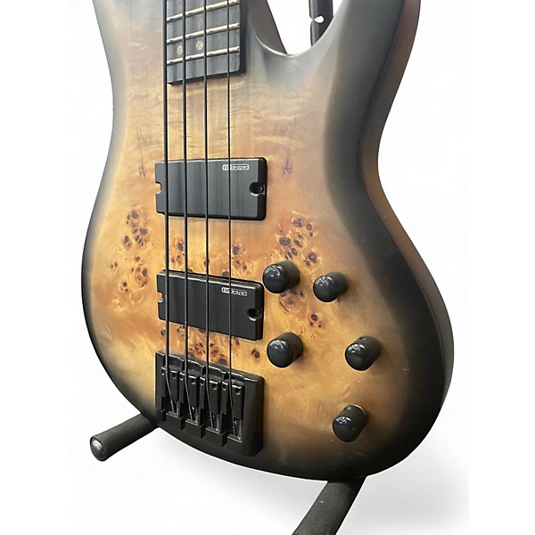 Used ESP LTD B4E Trans Charcoal Electric Bass Guitar