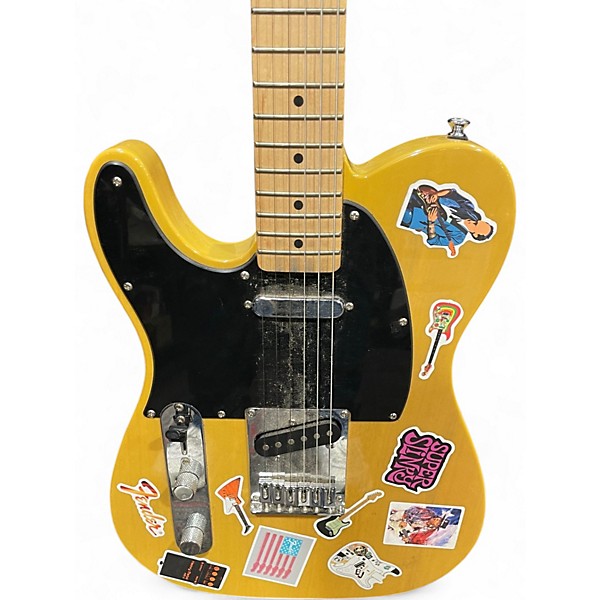 Used Squier Affinity Telecaster Left Handed Butterscotch Electric Guitar