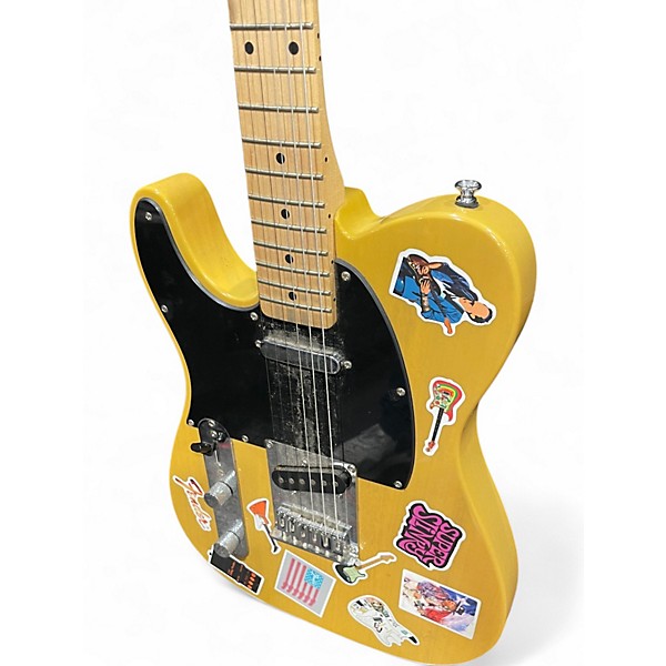 Used Squier Affinity Telecaster Left Handed Butterscotch Electric Guitar