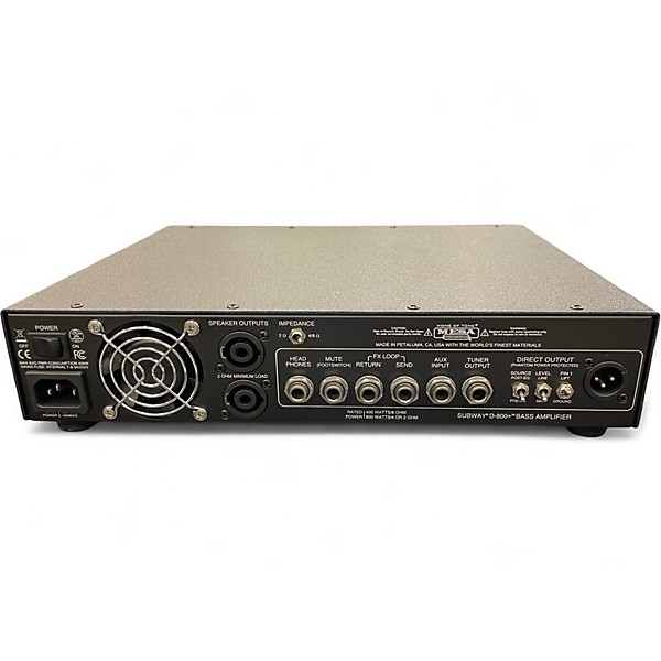 Used MESA/Boogie SUBWAY D 800 Bass Amp Head