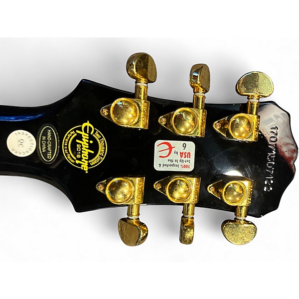 Used Epiphone Les Paul Custom Classic Pro Black Solid Body Electric Guitar