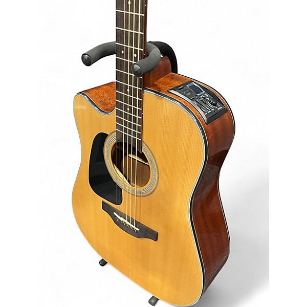 Used Takamine GD30CE Left Handed Natural Acoustic Electric Guitar